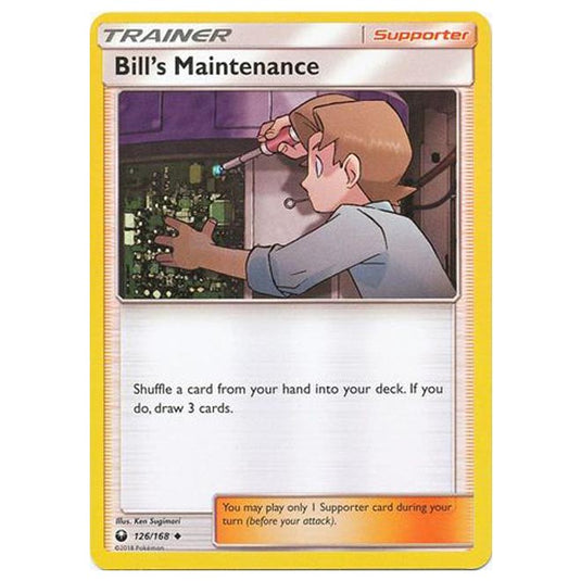 Pokemon - Sun & Moon - Celestial Storm - Bill's Maintenance - 126/168