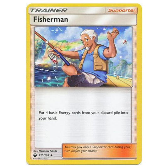 Pokemon - Sun & Moon - Celestial Storm - Fisherman - 130/168