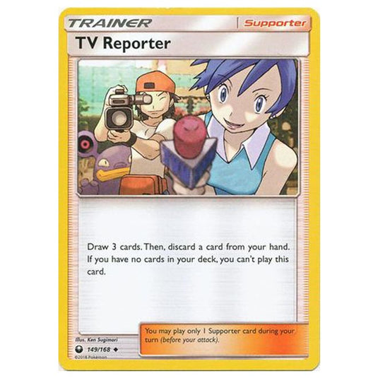 Pokemon - Sun & Moon - Celestial Storm - TV Reporter - 149/168