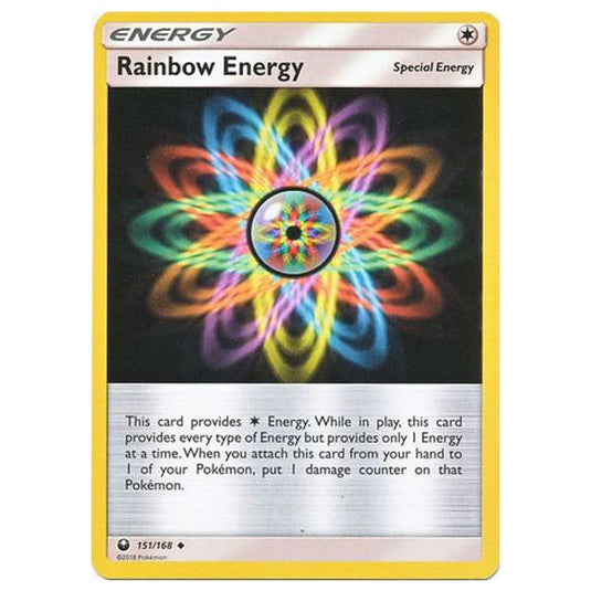 Pokemon - Sun & Moon - Celestial Storm - Rainbow Energy - 151/168