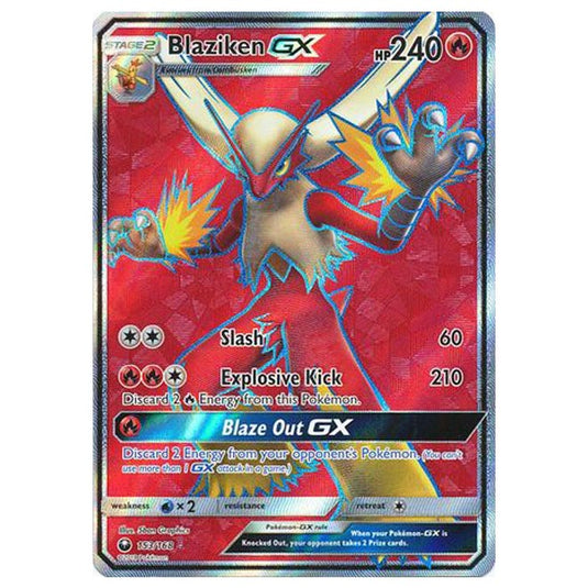 Pokemon - Sun & Moon - Celestial Storm - Blaziken-GX (Full Art) - 153/168