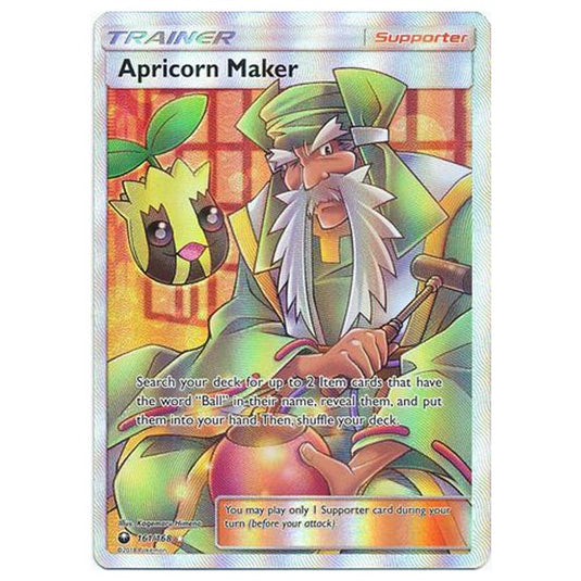 apricorn maker pokemon card (Full Art) 161 KadOone shuffle your deck Pokemon - Sun & Moon