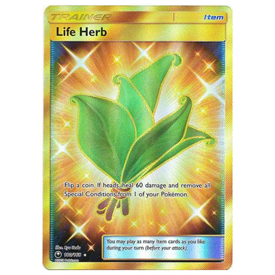 Pokemon - Sun & Moon - Celestial Storm - Life Herb (Secret Rare) - 180/168