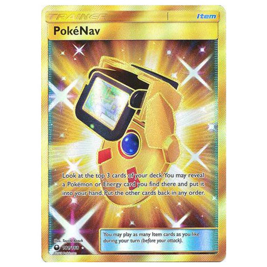 Pokemon - Sun & Moon - Celestial Storm - PokeNav (Secret Rare)