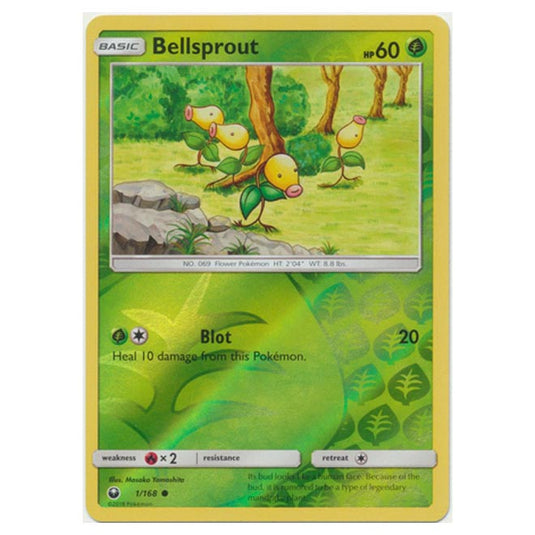 Pokemon - Sun & Moon - Celestial Storm - Bellsprout (Reverse Holo) - 1/168