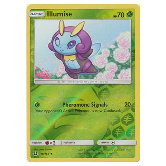 Pokemon - Sun & Moon - Celestial Storm - Illumise (Reverse Holo) - 18/168