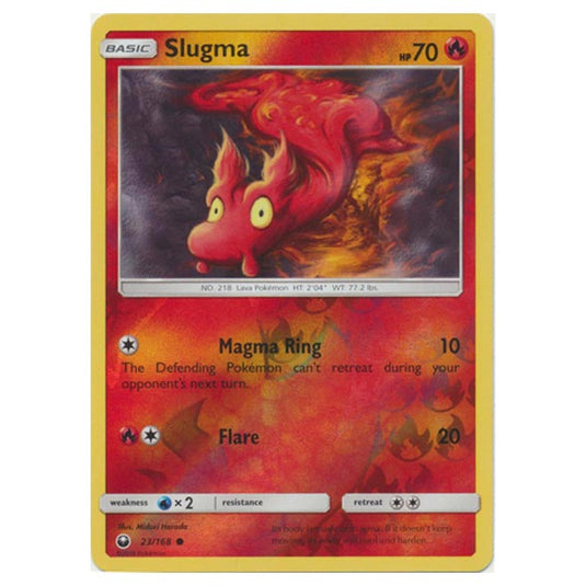 Pokemon - Sun & Moon - Celestial Storm - Slugma (Reverse Holo) - 23/168