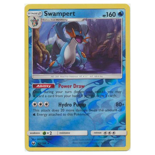 Pokemon - Sun & Moon - Celestial Storm - Swampert (Reverse Holo) - 35/168