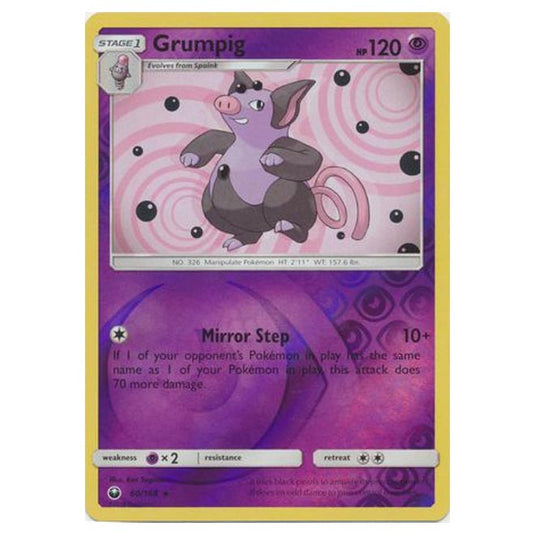 Pokemon - Sun & Moon - Celestial Storm - Grumpig (Reverse Holo) - 60/168