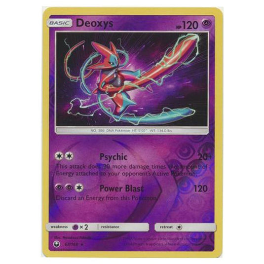 Pokemon - Sun & Moon - Celestial Storm - Deoxys (Reverse Holo) - 67/168