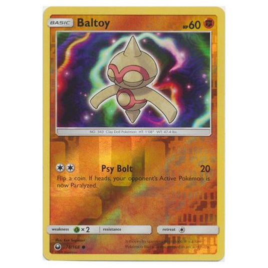 Pokemon - Sun & Moon - Celestial Storm - Baltoy (Reverse Holo) - 78/168