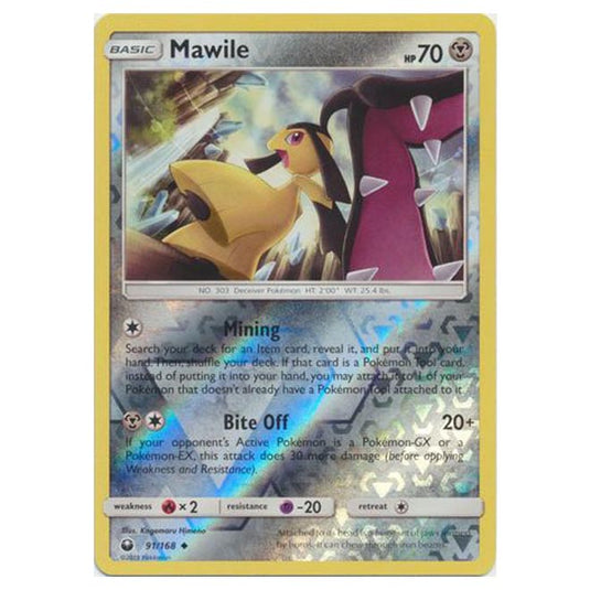 Pokemon - Sun & Moon - Celestial Storm - Mawile (Reverse Holo) - 91/168