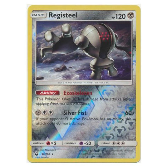 Pokemon - Sun & Moon - Celestial Storm - Registeel (Reverse Holo) - 96/168