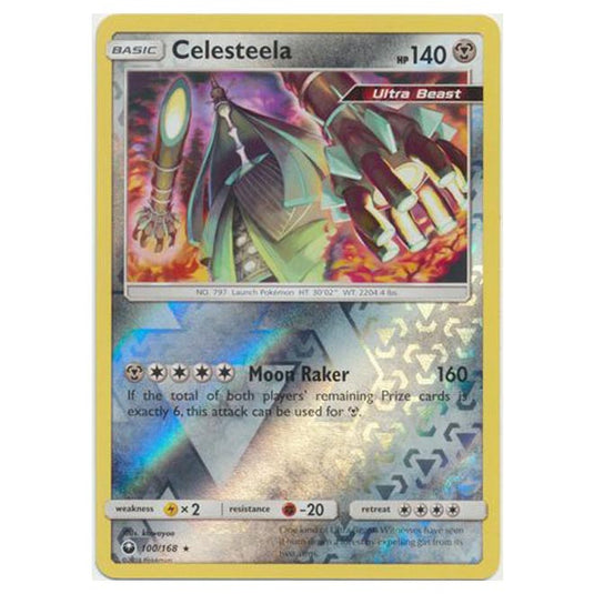 Pokemon - Sun & Moon - Celestial Storm - Celesteela (Reverse Holo) - 100/168