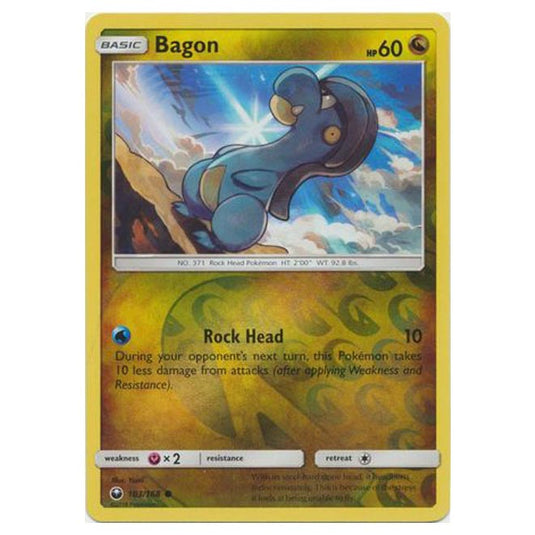 Pokemon - Sun & Moon - Celestial Storm - Bagon (Reverse Holo) - 103/168