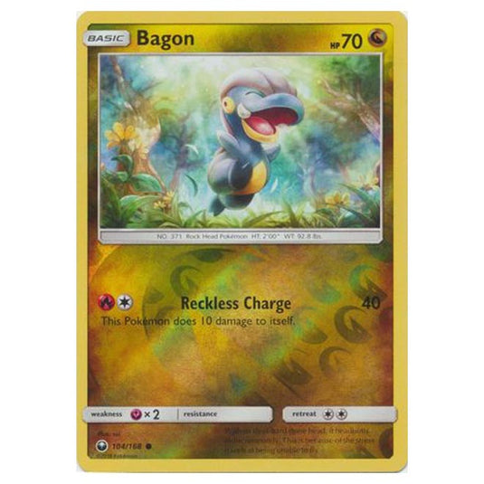 Pokemon - Sun & Moon - Celestial Storm - Bagon (Reverse Holo) - 104/168