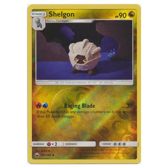 Pokemon - Sun & Moon - Celestial Storm - Shelgon (Reverse Holo) - 105/168