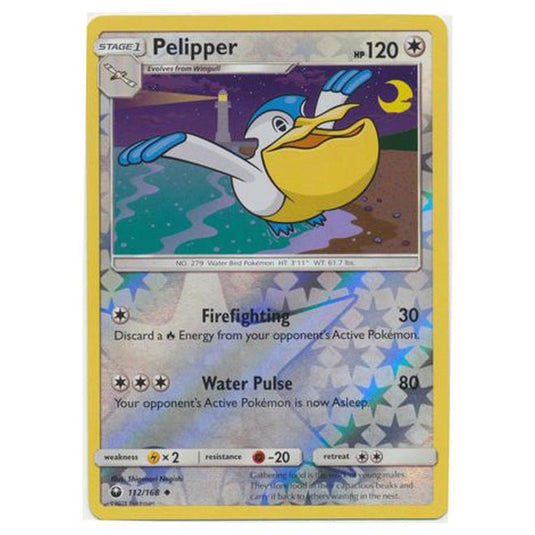 Pokemon - Sun & Moon - Celestial Storm - Pelipper (Reverse Holo) - 112/168