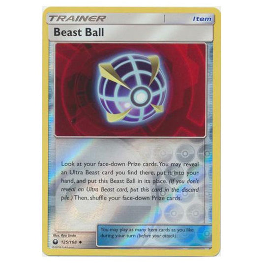 Pokemon - Sun & Moon - Celestial Storm - Beast Ball (Reverse Holo) - 125/168