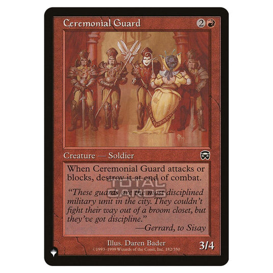 Magic The Gathering - The List - Ceremonial Guard