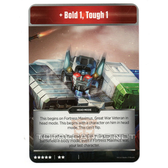 Transformers TCG - Titan Masters Attack - Cerebros (Box Topper Promo)