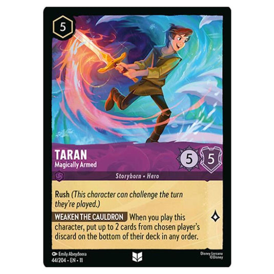 Lorcana - Winterspell - Taran - Magically Armed (Uncommon) - 044/204