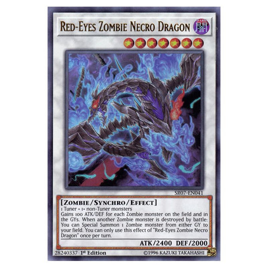 Yu-Gi-Oh! - Structure Deck - Zombie Horde - Red-Eyes Zombie Necro Dragon (Ultra Rare) SR07-EN041