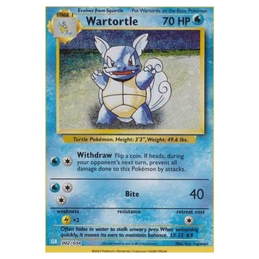 Pokemon - Pokémon Trading Card Game Classic - Blastoise & Suicune ex Deck - Wartortle 002