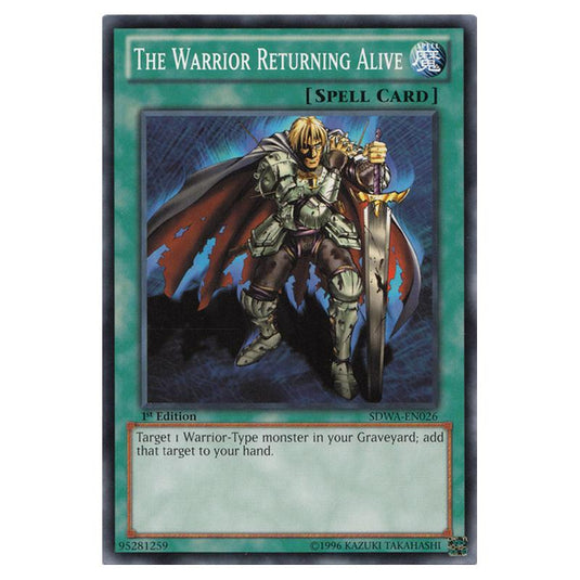 Yu-Gi-Oh! - Samurai Warlords Structure Deck - The Warrior Returning Alive (Common) SDWA-EN026