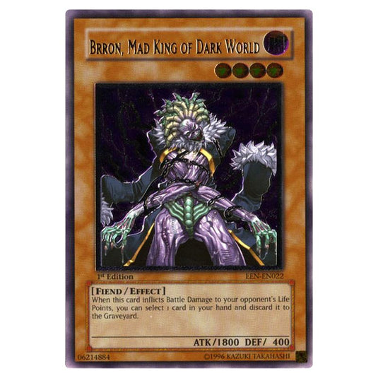 Yu-Gi-Oh! - Elemental Energy - Brron, Mad King of Dark World (Ultimate Rare) EEN-EN022