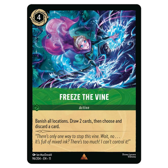 Lorcana - Winterspell - Freeze the Vine (Rare) - 096/204