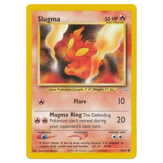 Pokemon - Neo Revelation - Slugma - 53/64/64