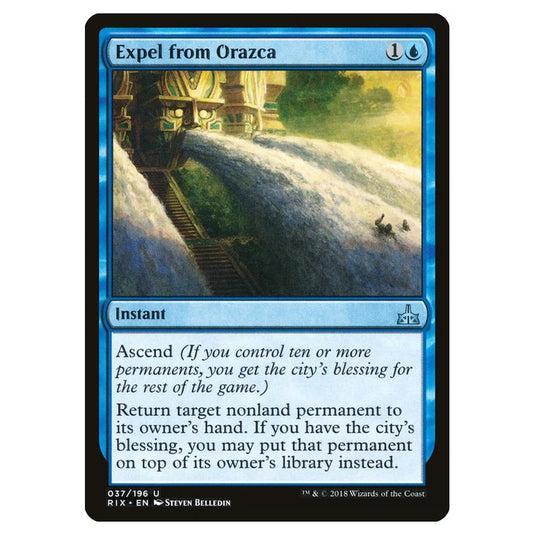 Magic The Gathering - Rivals Of Ixalan - Expel From Orazca - 37/196 (Foil)