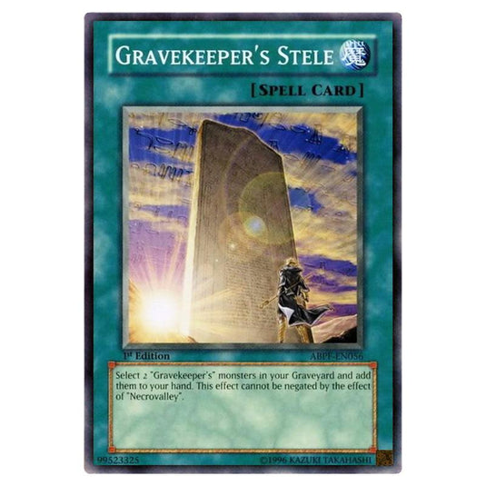 Yu-Gi-Oh! - Absolute Powerforce - Gravekeeper's Stele (Common) ABPF-EN056