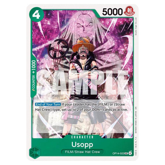 One Piece - OP14 - The Azure Sea's Seven - Usopp - OP14-022