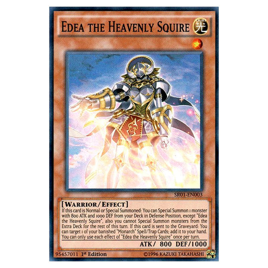 Yu-Gi-Oh! - Emperor of Darkness Structure Deck - Edea the Heavenly Squire (Super Rare) SR01-EN003