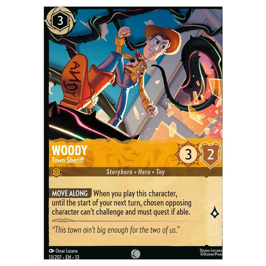 Lorcana - Attack of the Vine! - Woody - Town Sheriff (Common) - 13/207