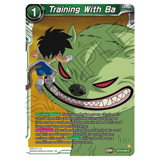 Dragon Ball Super - Fighter's Ambition - Training With Ba - BT19-095