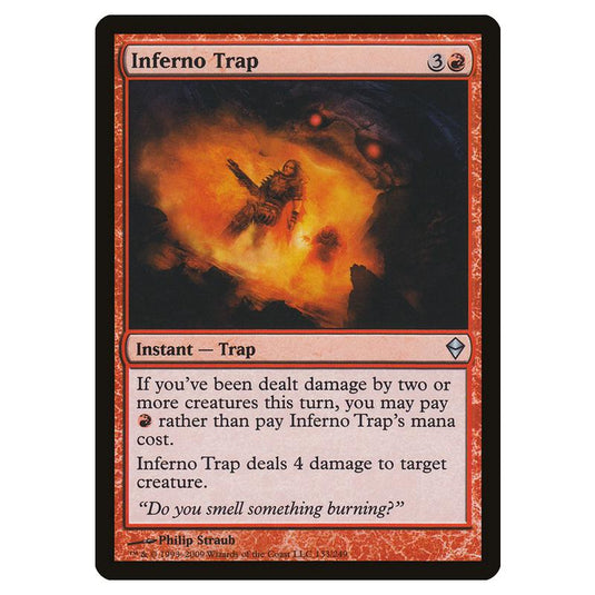 Magic The Gathering - Zendikar - Inferno Trap - 133/249 (Foil)