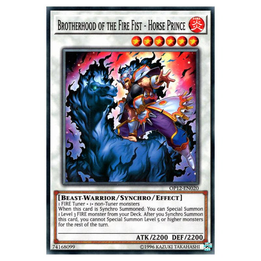 Yu-Gi-Oh! - OTS Tournament Pack 12 - Brotherhood of the Fire Fist - Horse Prince (Common) OP12-EN020