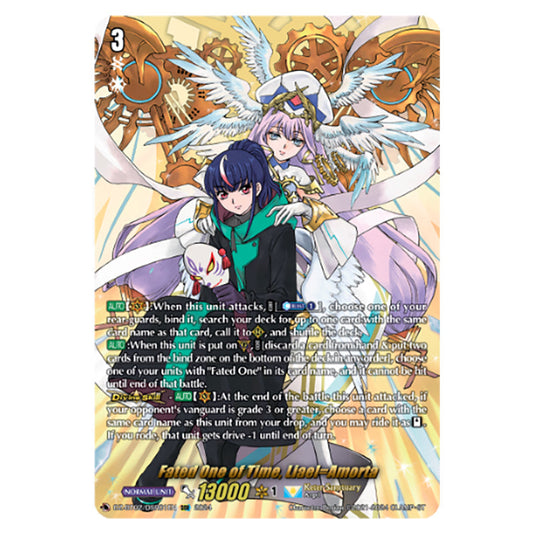 Fated One of Time, Liael=Amorta DZ-BT02/DSR01EN card from the Cardfight!! Vanguard set Illusionless Strife