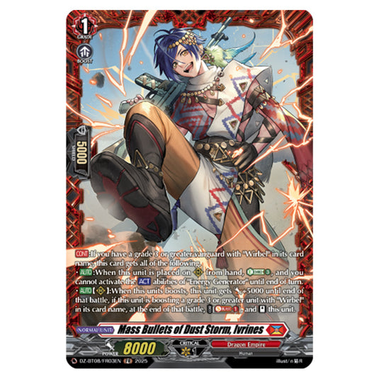 Lethalsalto Dragon DZ-BT08/FR03EN card from the Cardfight!! Vanguard set Knights 0f Rebirth
