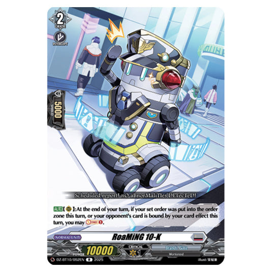 RoaMiNG 10-K DZ-BT10/052EN card from the Cardfight!! Vanguard set Dragonsoul Resonance