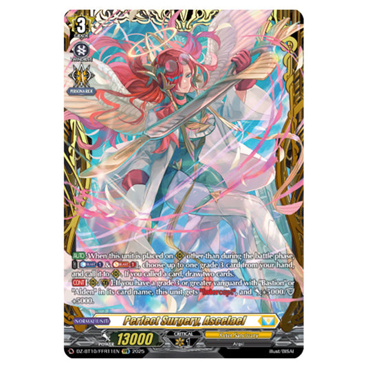 Perfect Surgery, Ascelael DZ-BT10/FFR11EN card from the Cardfight!! Vanguard set Dragonsoul Resonance
