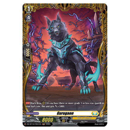Gurugaon DZ-BT10/FR31EN card from the Cardfight!! Vanguard set Dragonsoul Resonance