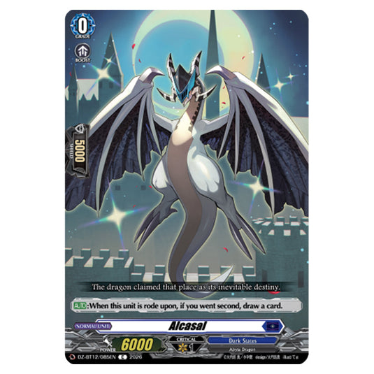 Alcasal DZ-BT12/085EN card from the Cardfight!! Vanguard set Chasm of Lost Souls