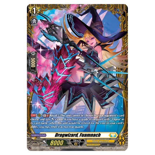 Dragwizard, Fuamnach DZ-BT12/FR31EN card from the Cardfight!! Vanguard set Chasm of Lost Souls