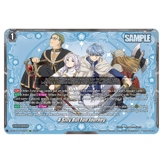 A Silly But Fun Journey DZ-BT13/EX35EN card from the Cardfight!! Vanguard set Parallactic Clash