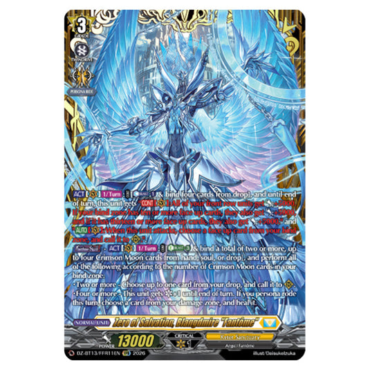 Zero of Salvation, Blangdmire "Fantôme" DZ-BT13/FFR11EN card from the Cardfight!! Vanguard set Parallactic Clash