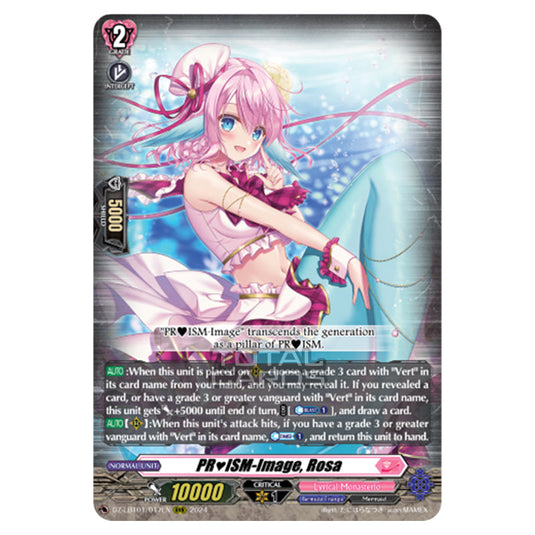 PRISM-Image, Rosa DZ-LBT01/017EN card from the Cardfight!! Vanguard set Lyrical Monasterio Sparkling Stars!